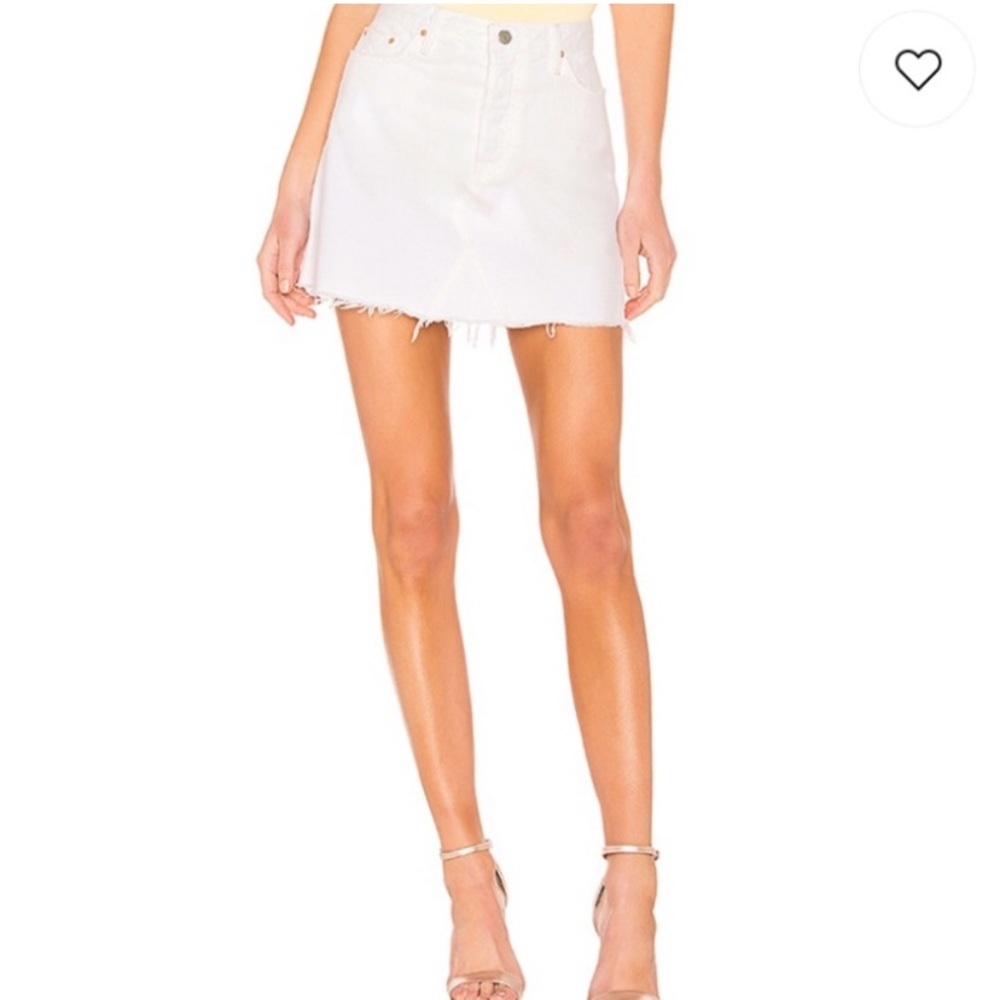 GRLFRND white denim shirt